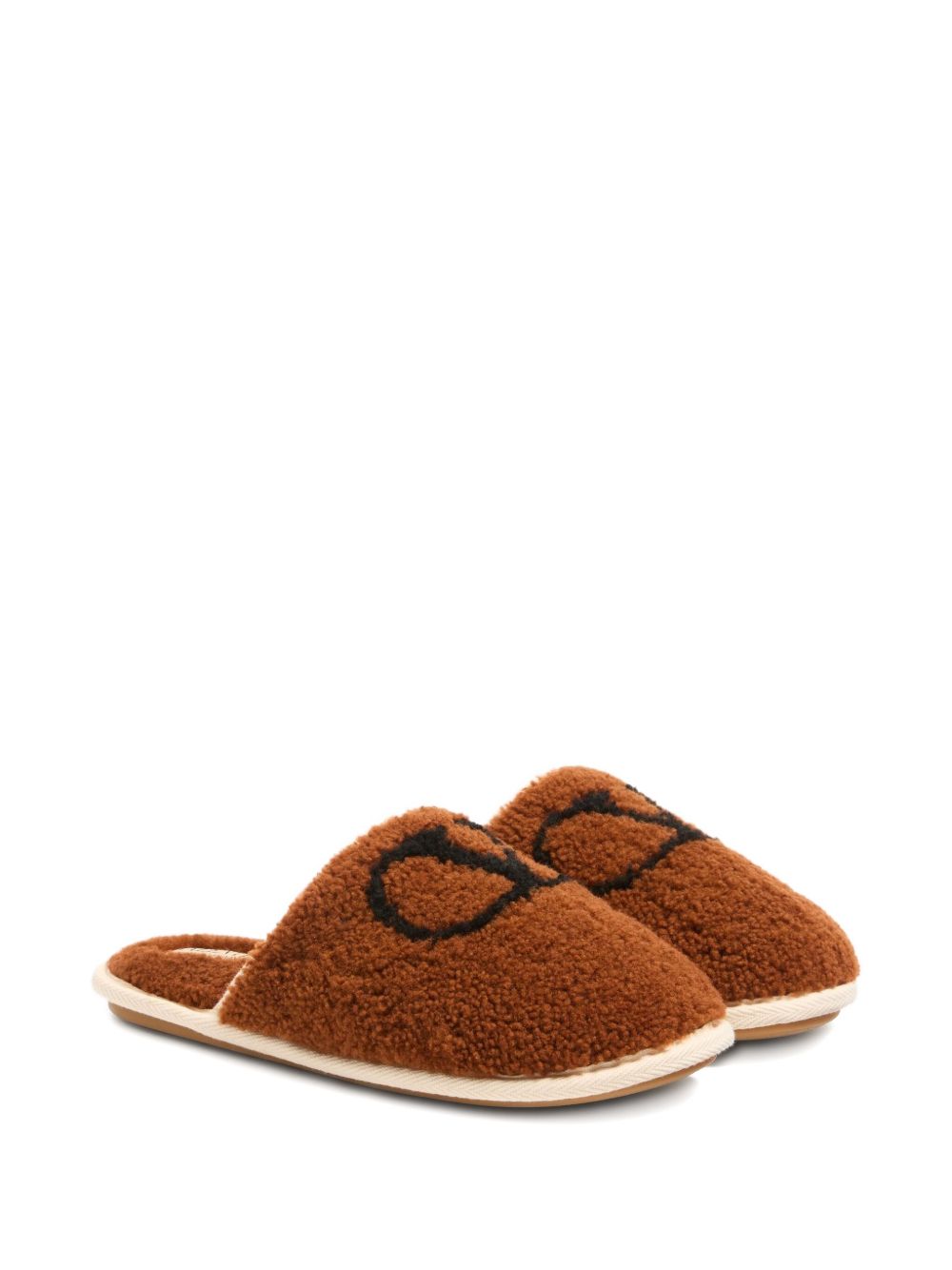 Valentino Garavani Ta Chambre wool slippers