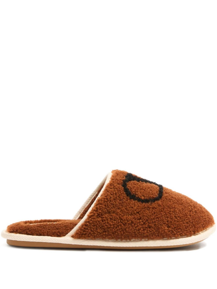 Valentino Garavani Ta Chambre wool slippers
