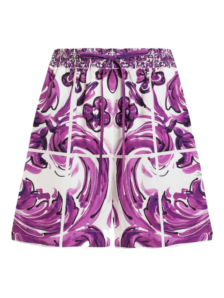 Dolce & Gabbana Majolica Shorts