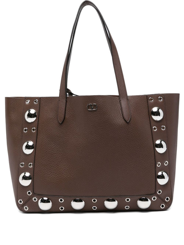 Valentino Garavani Nellcote suede studded tote