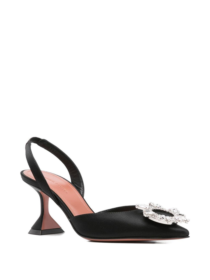 Amina Muaddi Begum satin slingbacks