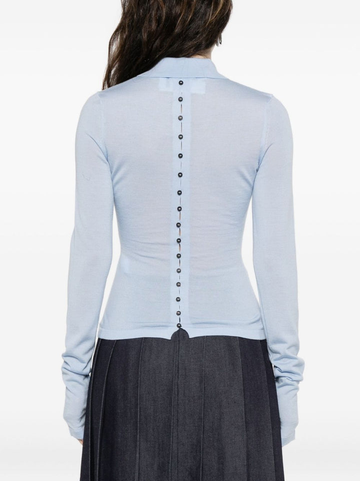 JACQUEMUS Le Polo Merino top