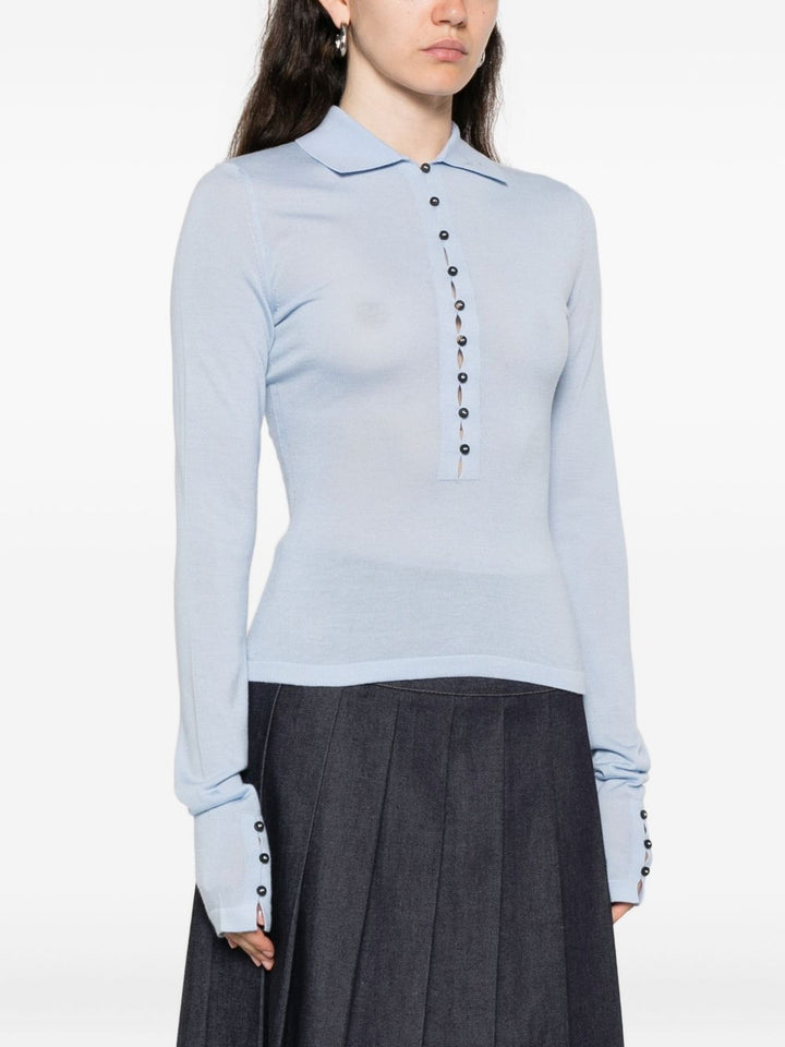 JACQUEMUS Le Polo Merino top