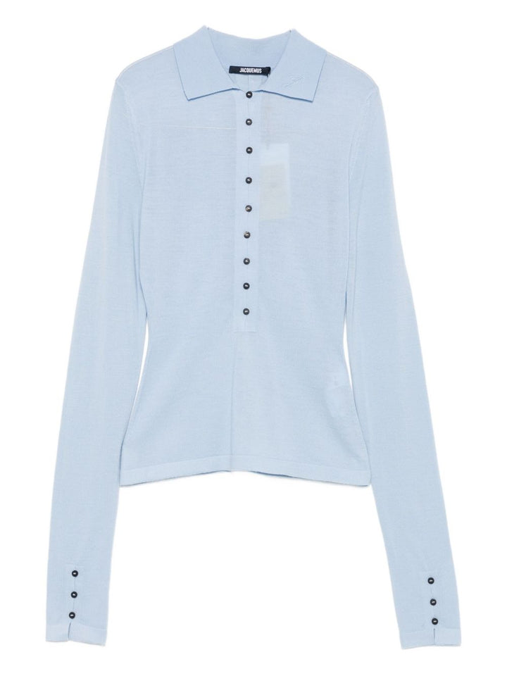 JACQUEMUS Le Polo Merino top
