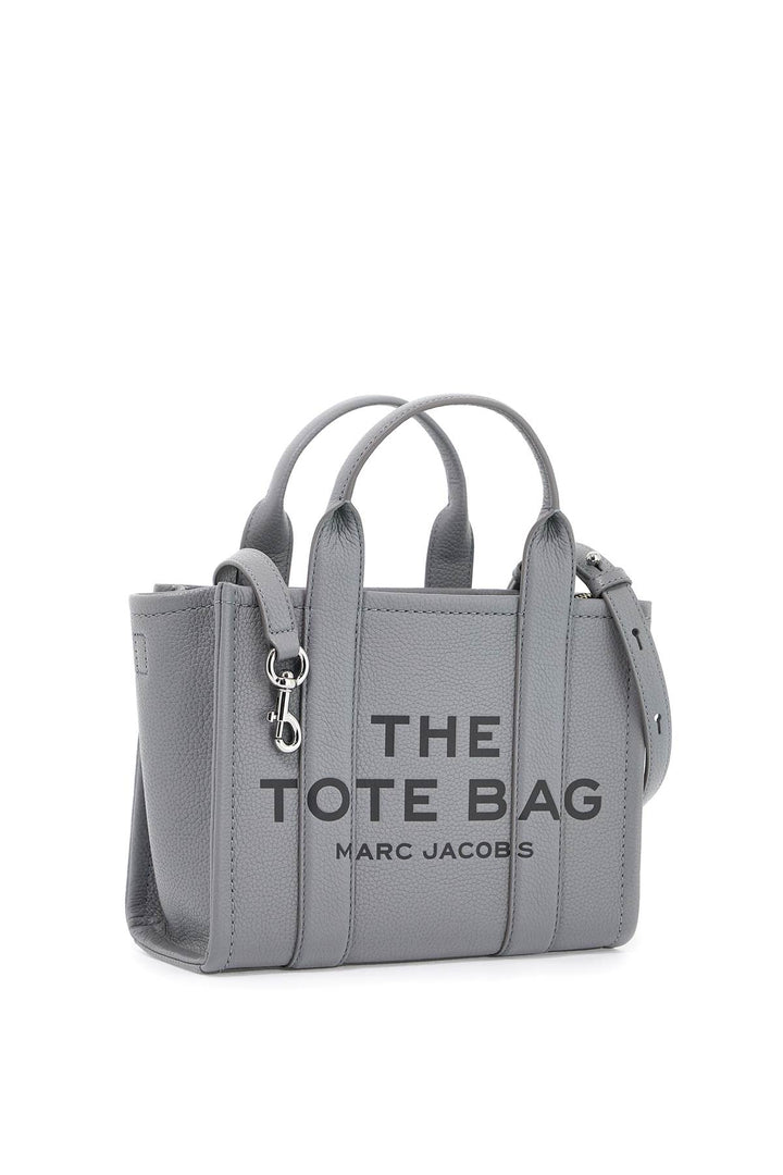 Marc Jacobs The Leather Small Tote Bag   Grey