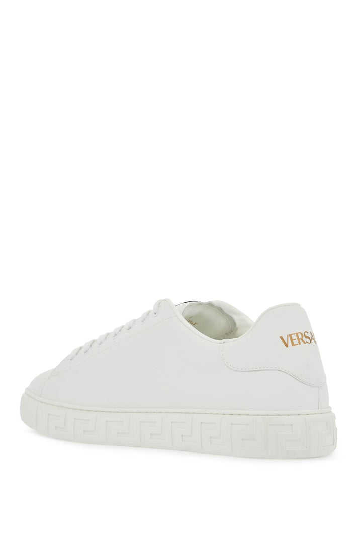 Versace Replace With Double Quotegreca Eco Leather   White
