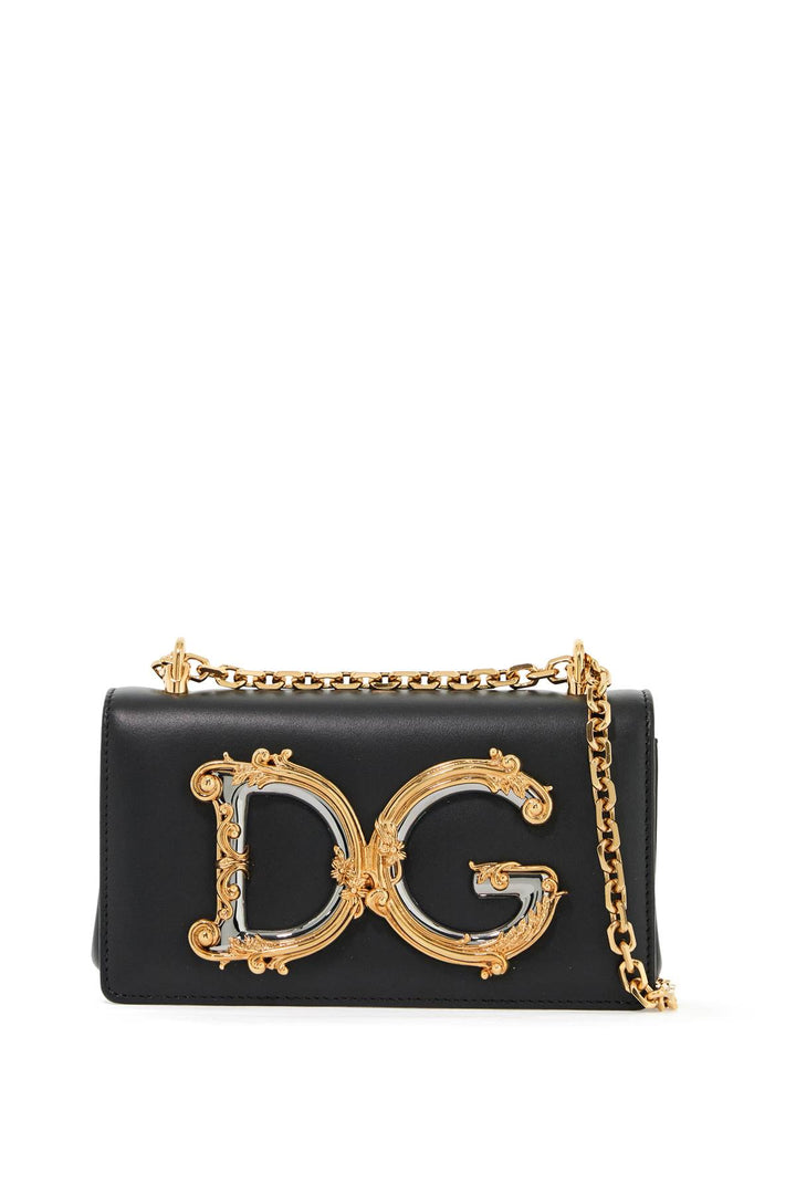 Dolce & Gabbana Dg Girls Mini Crossbody Bag With   Black