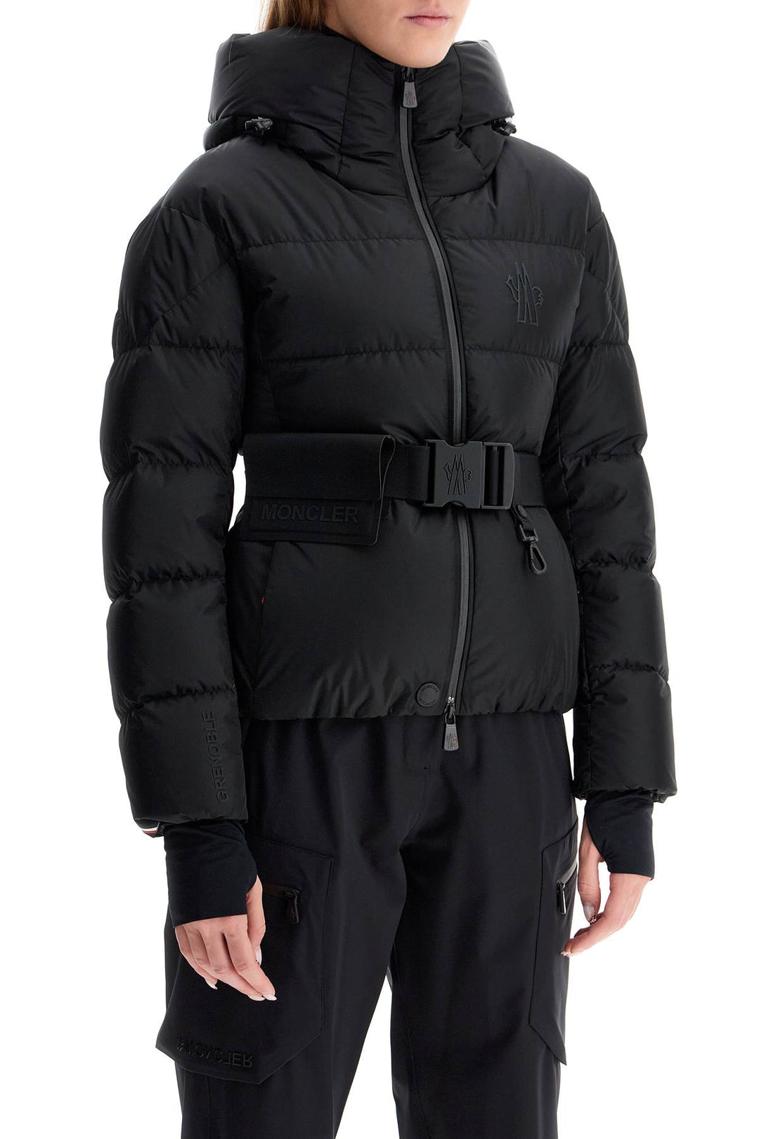 Moncler Grenoble bouquetin hooded puffer jacket