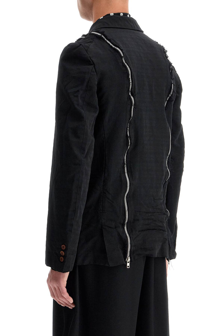 COMME DES GARCONS BLACK single-breasted jacket