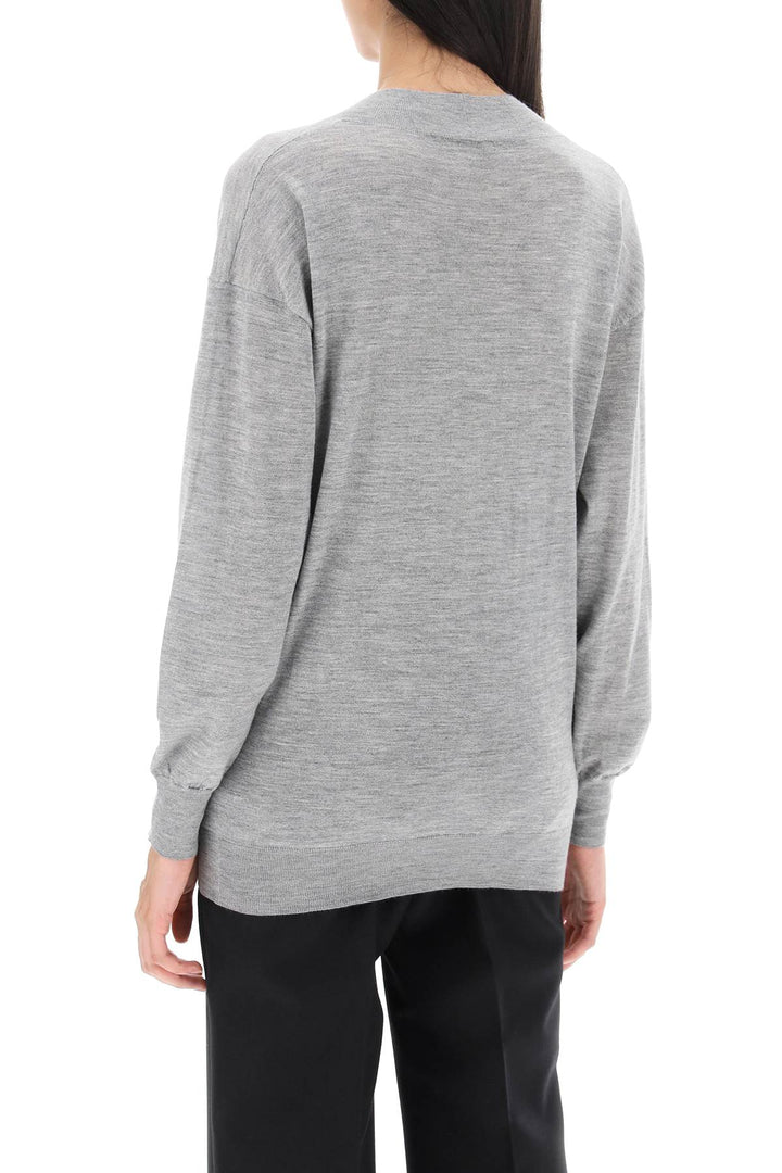 Tom Ford Sweater In Cashmere And Silk   Grey