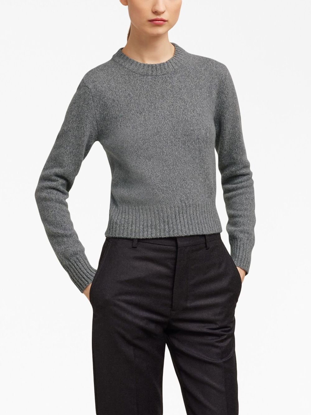 Ami Paris Sweaters Grey