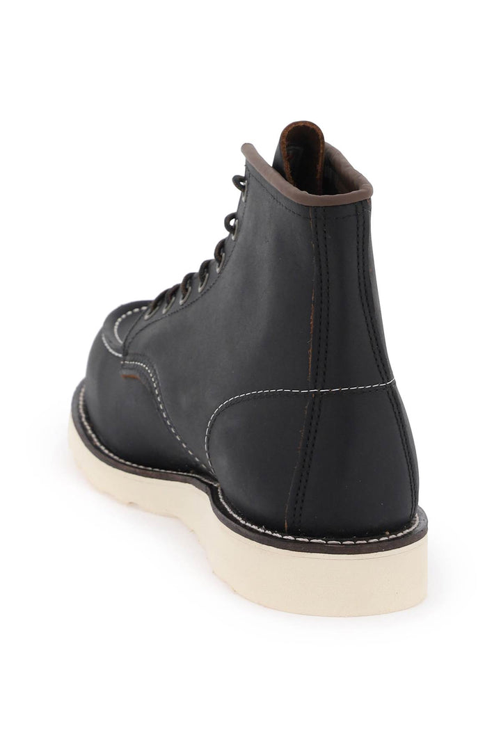 Red Wing Shoes Classic Moc Ankle Boots   Nero