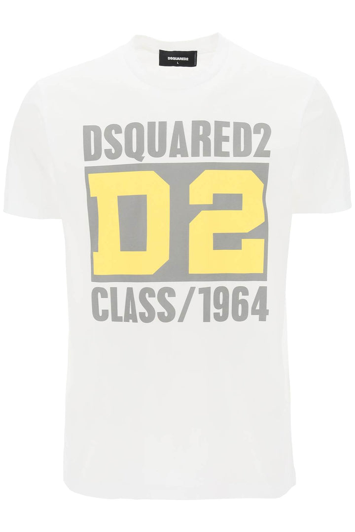 Dsquared2 'D2 Class 1964' Cool Fit T Shirt   White