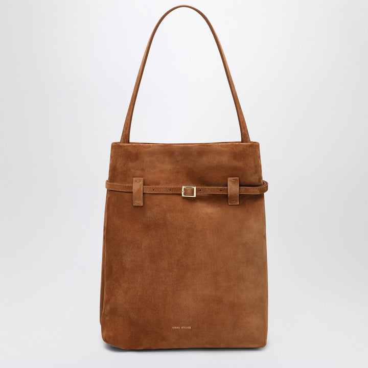Manu Atelier Tote Du Jour suede tote bag
