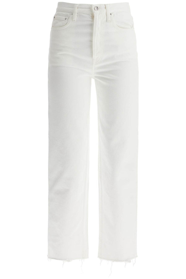 Toteme cotton jeans with frayed hem