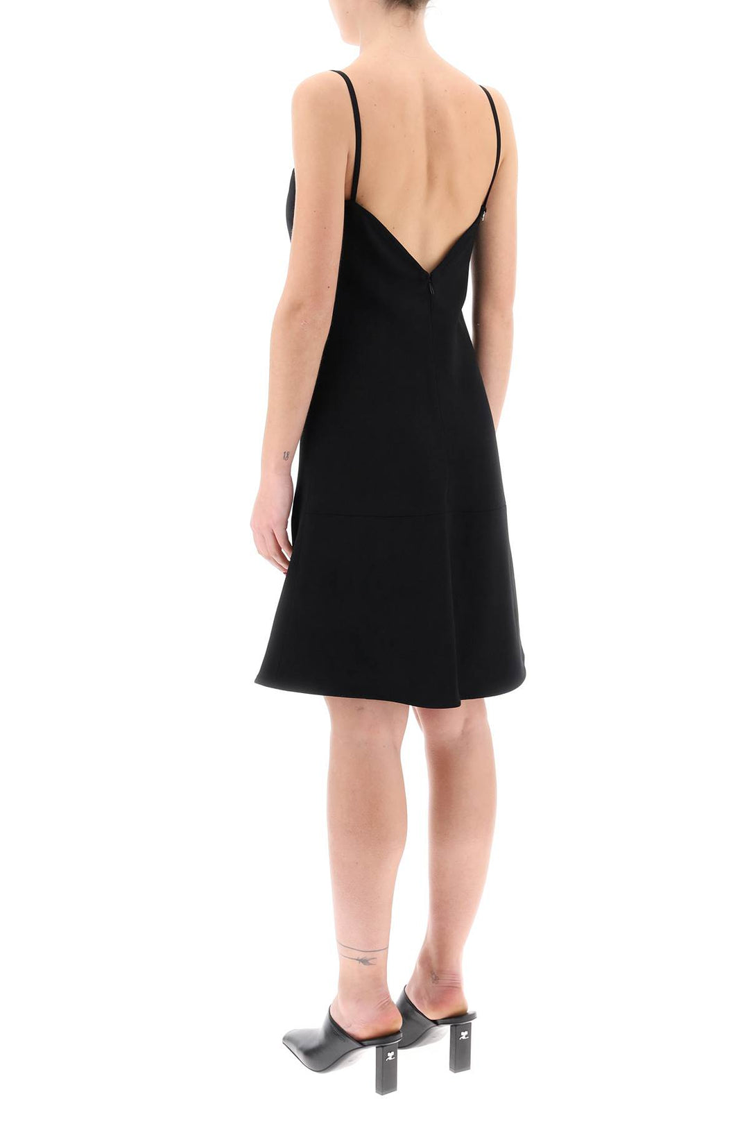 Courreges ellipse sleeveless mini dress