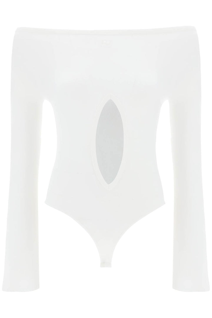 Courreges Jersey Cut-Out Bodysuit