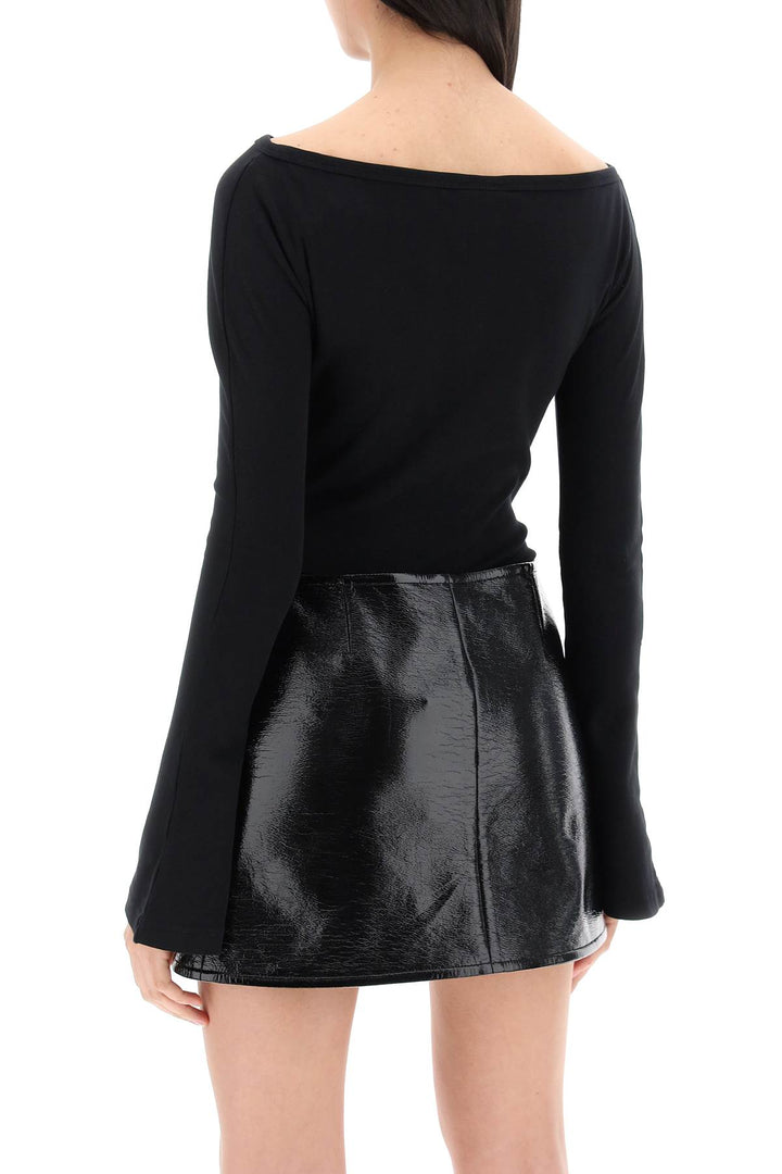 Courreges jersey cutout bodysuit