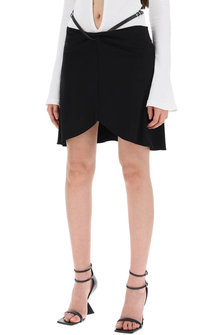 Courreges jersey slash miniskirt