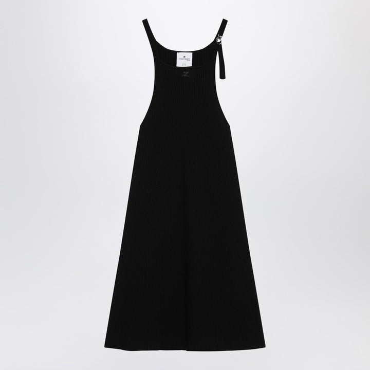 Courreges ribbed mini dress