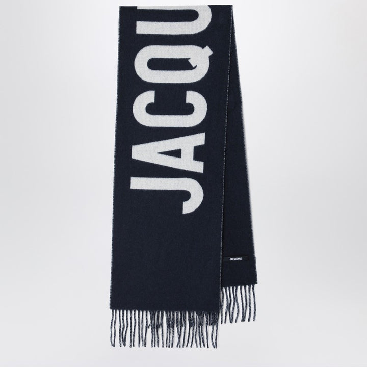 JACQUEMUS wool scarf with logo