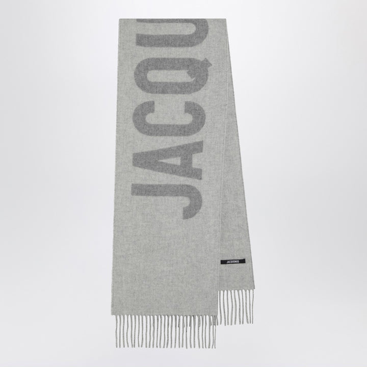 JACQUEMUS wool scarf with logo
