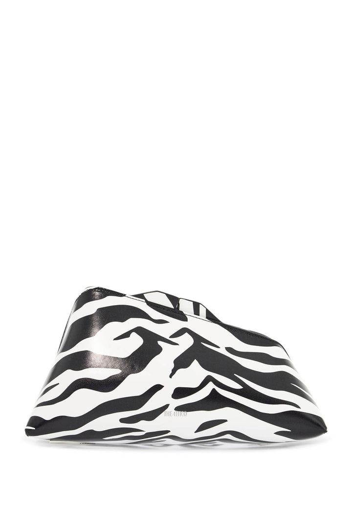 The Attico zebra print 8.30 PM clutch