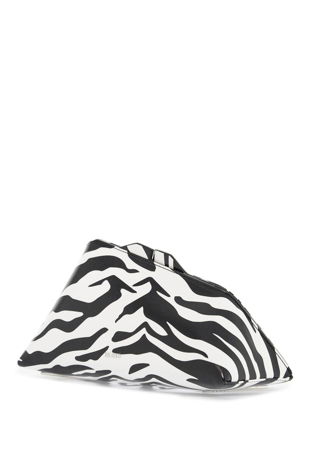 The Attico zebra print 8.30 PM clutch