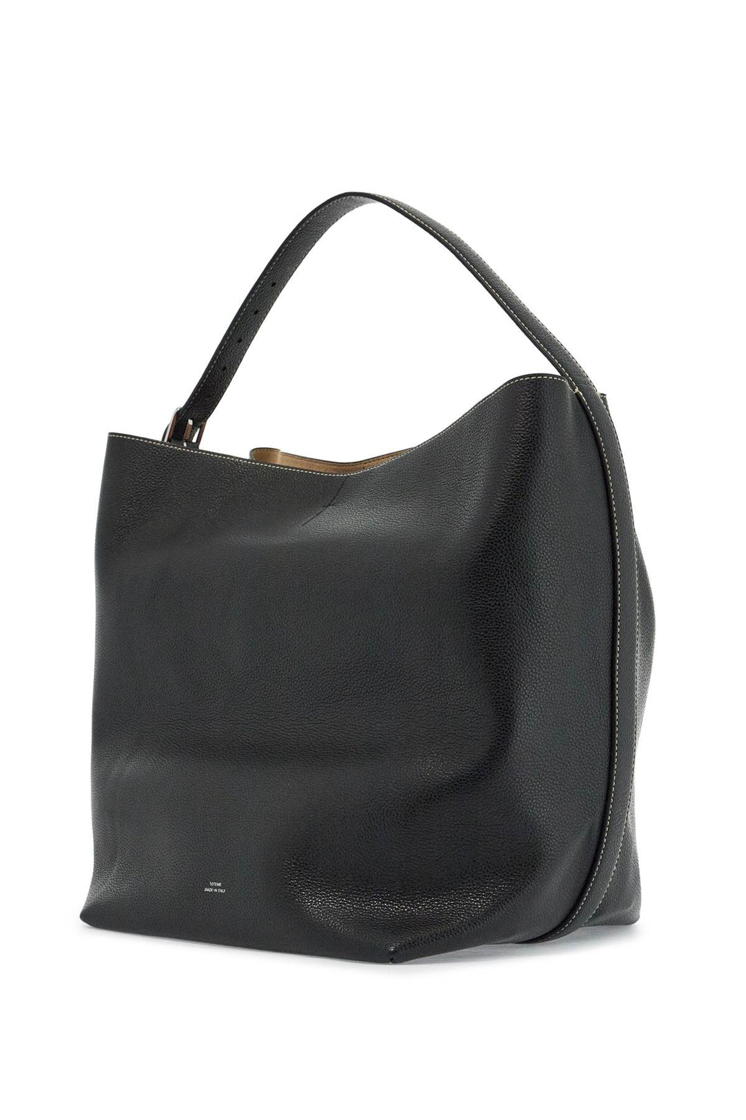 Toteme black calfskin tote bag