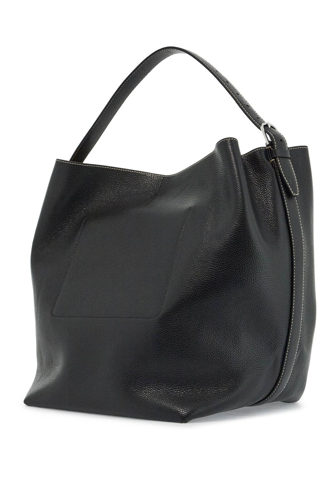 Toteme black calfskin tote bag