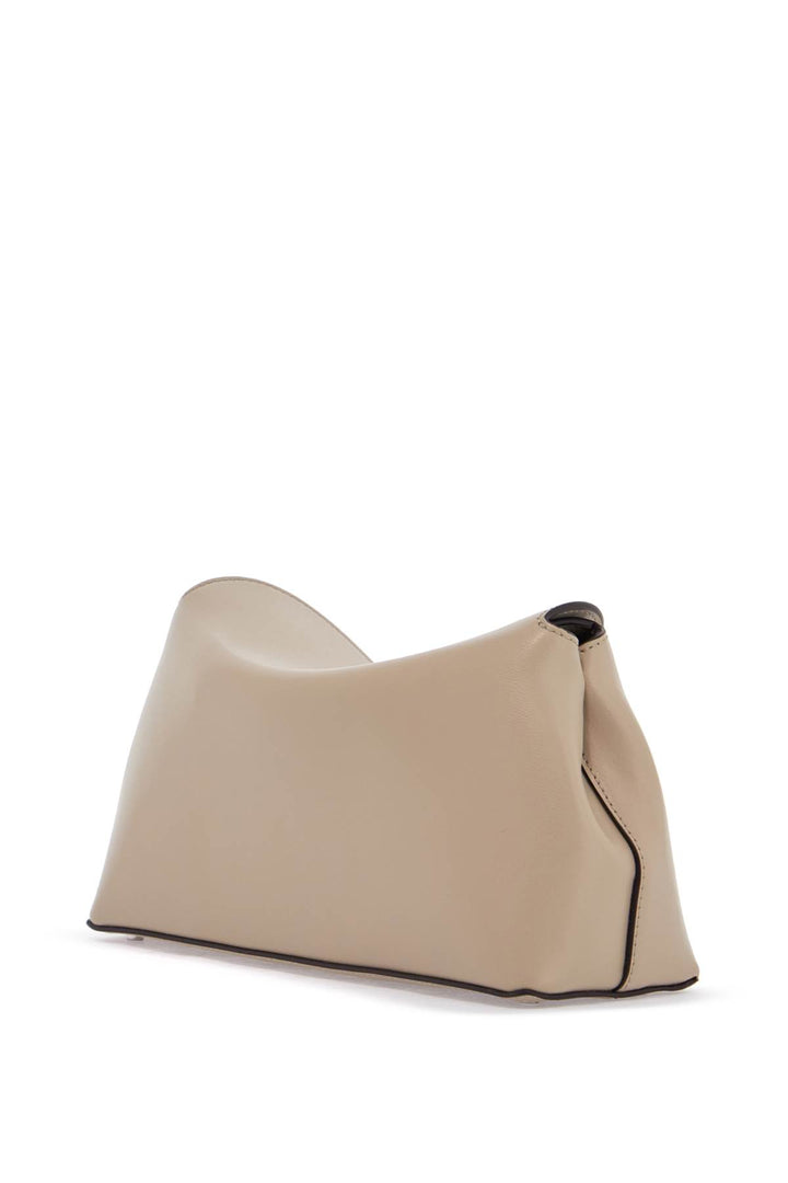 Toteme calfskin clutch with metal closure