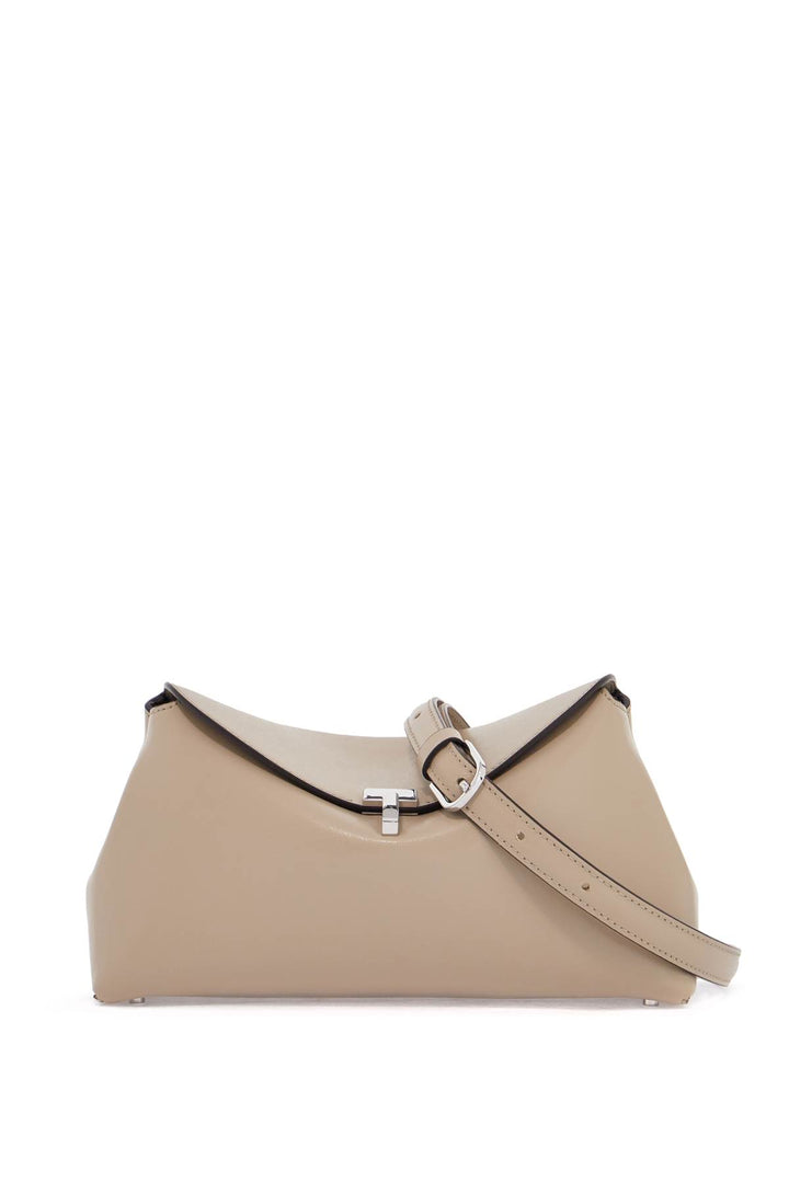 Toteme calfskin clutch with metal closure