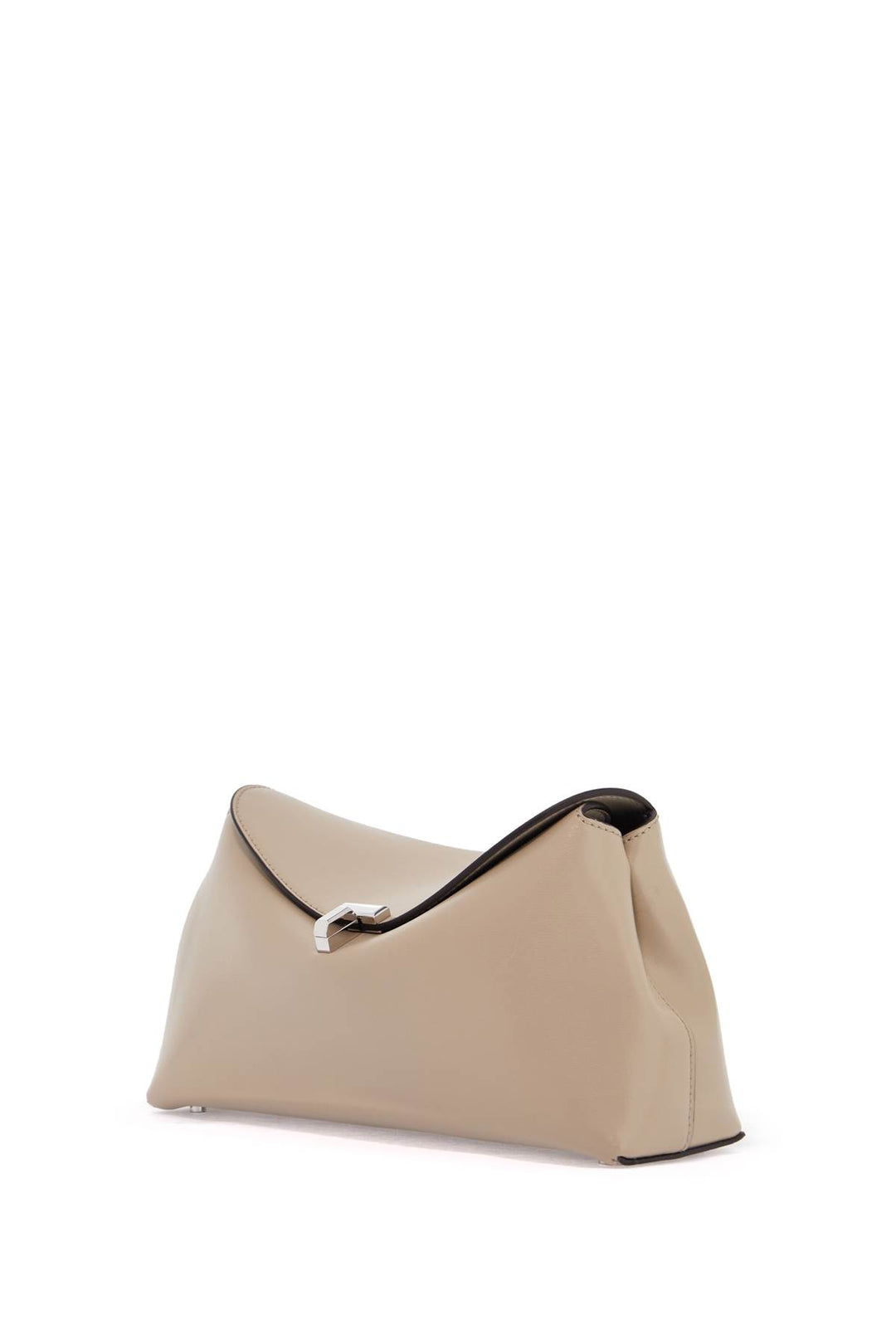 Toteme calfskin clutch with metal closure