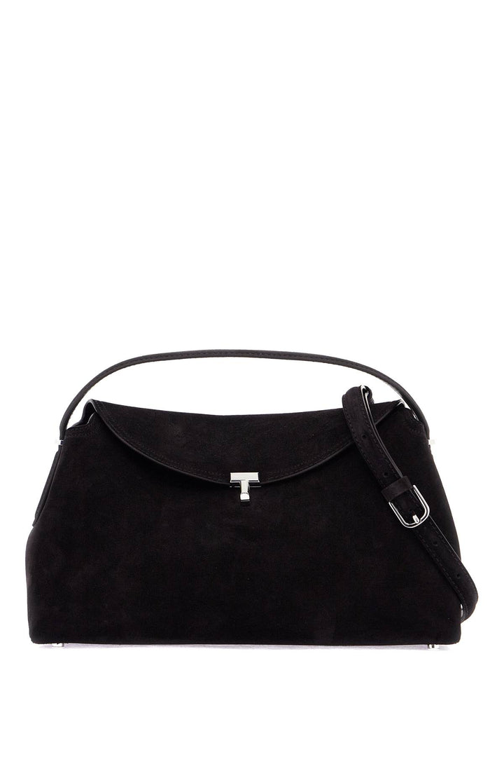 Toteme suede t-lock bag