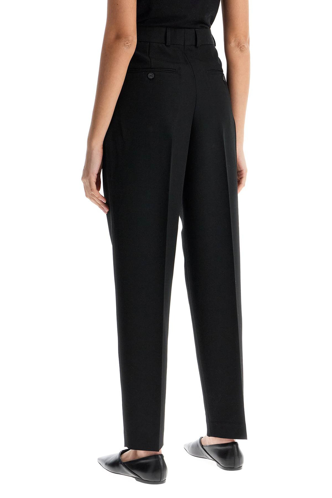 Toteme high-waisted wide-leg pants