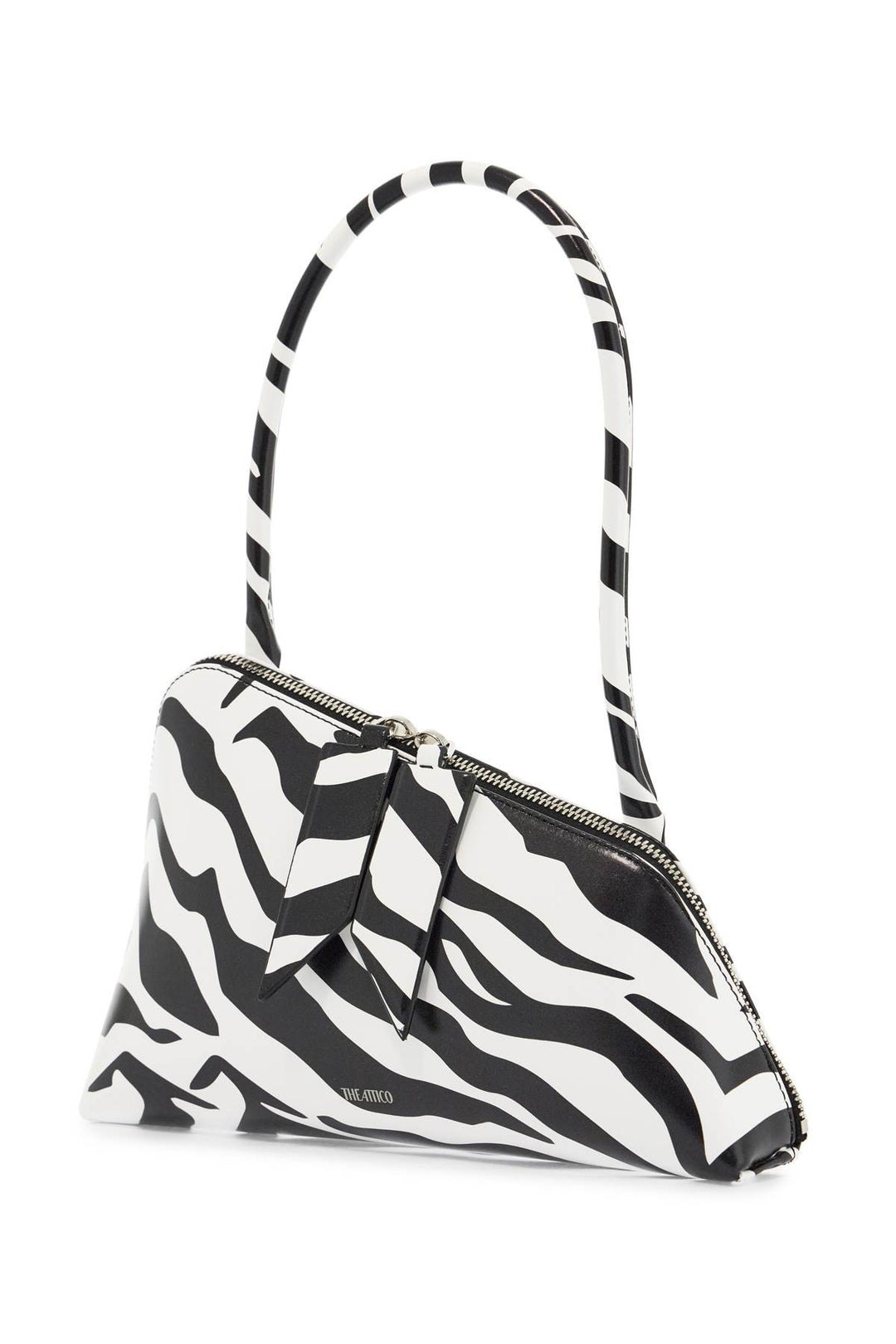 The Attico Sunrise zebra print bag