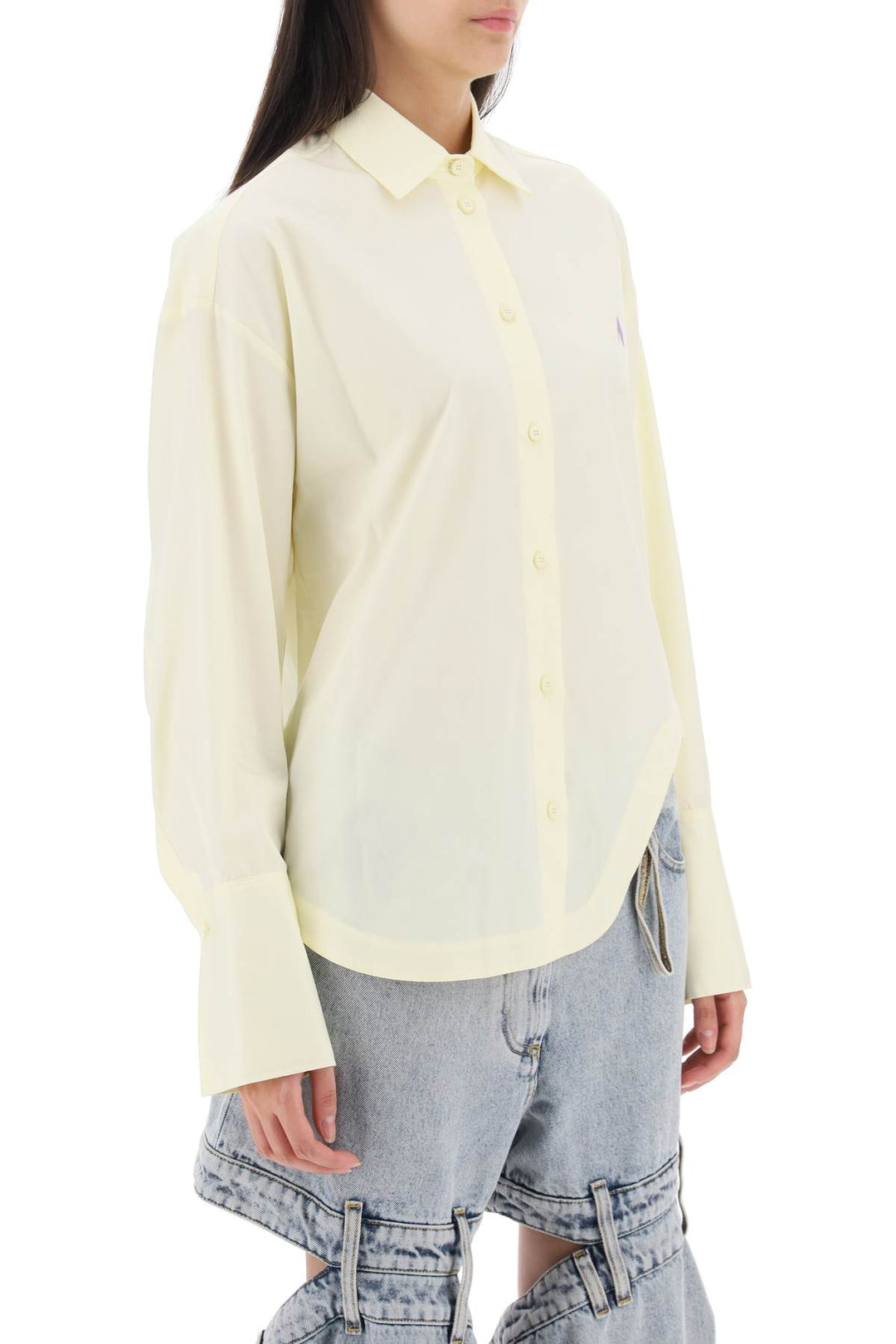 The Attico eliza cotton shirt