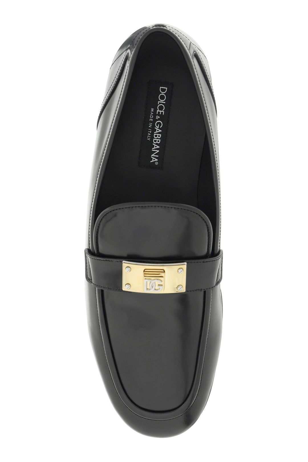 Dolce & Gabbana Leather Loafers   Black