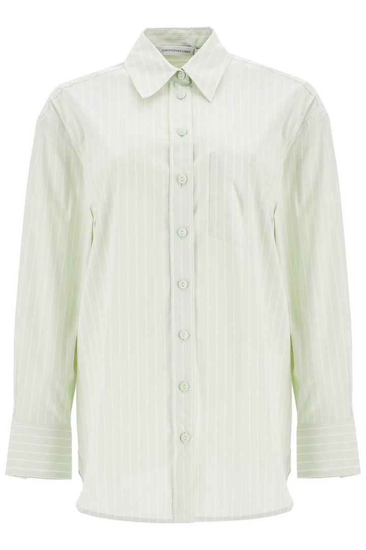 Christopher Esber Cotton Striped shirt