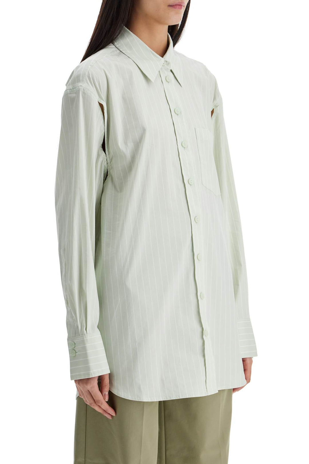 Christopher Esber Cotton Striped shirt