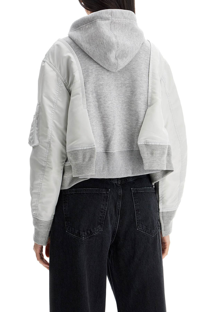 Sacai hybrid sweatshirt