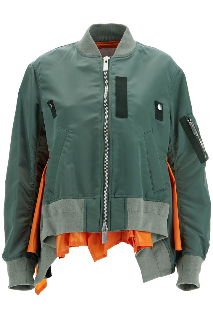 Sacai nylon bomber jacket