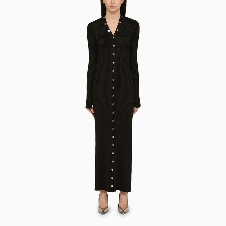 The Attico viscose long cardigan