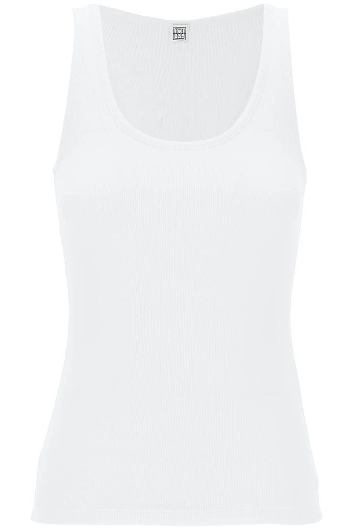 Toteme "ribbed jersey tank top with