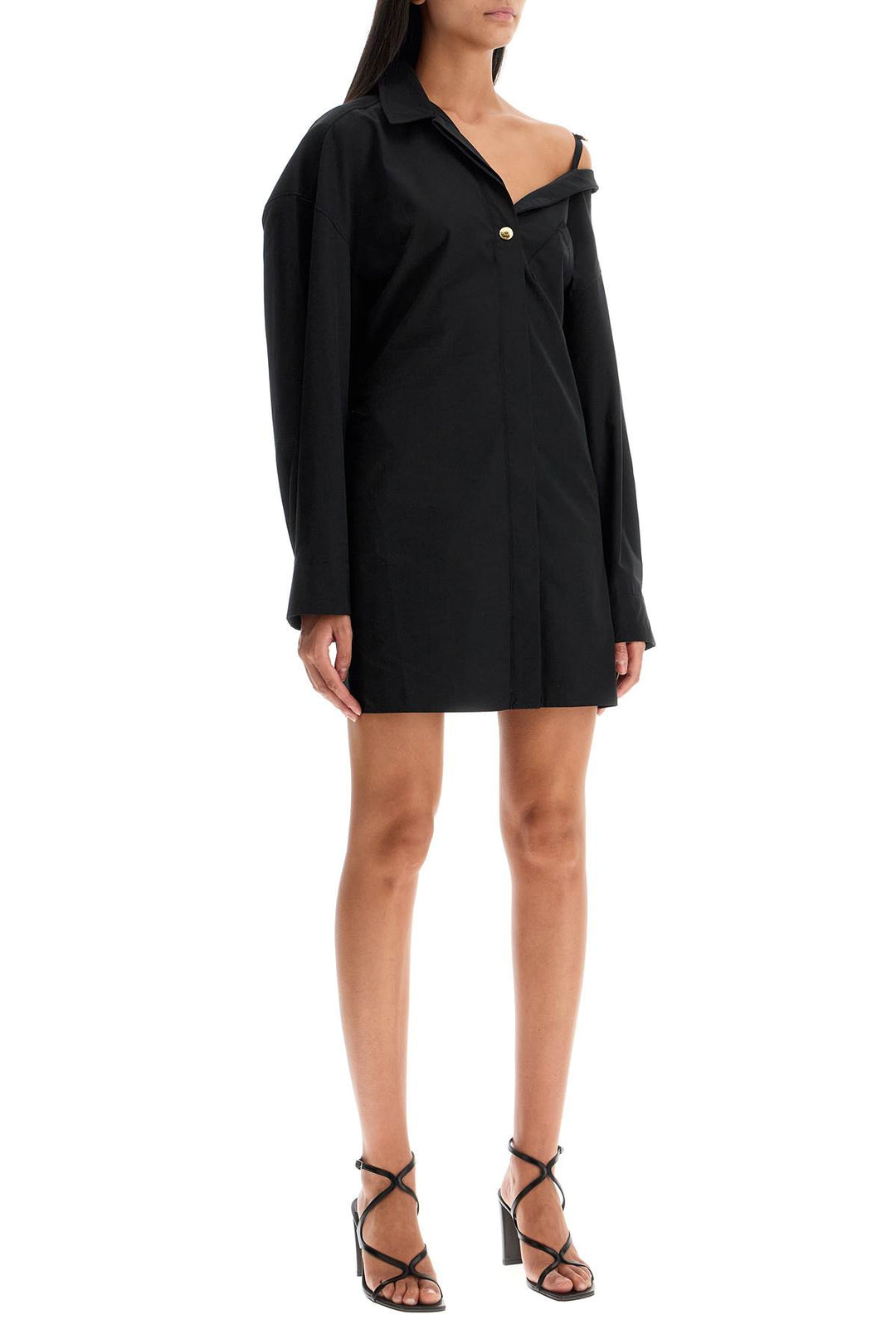 Jacquemus la mini robe chemise shirt dress