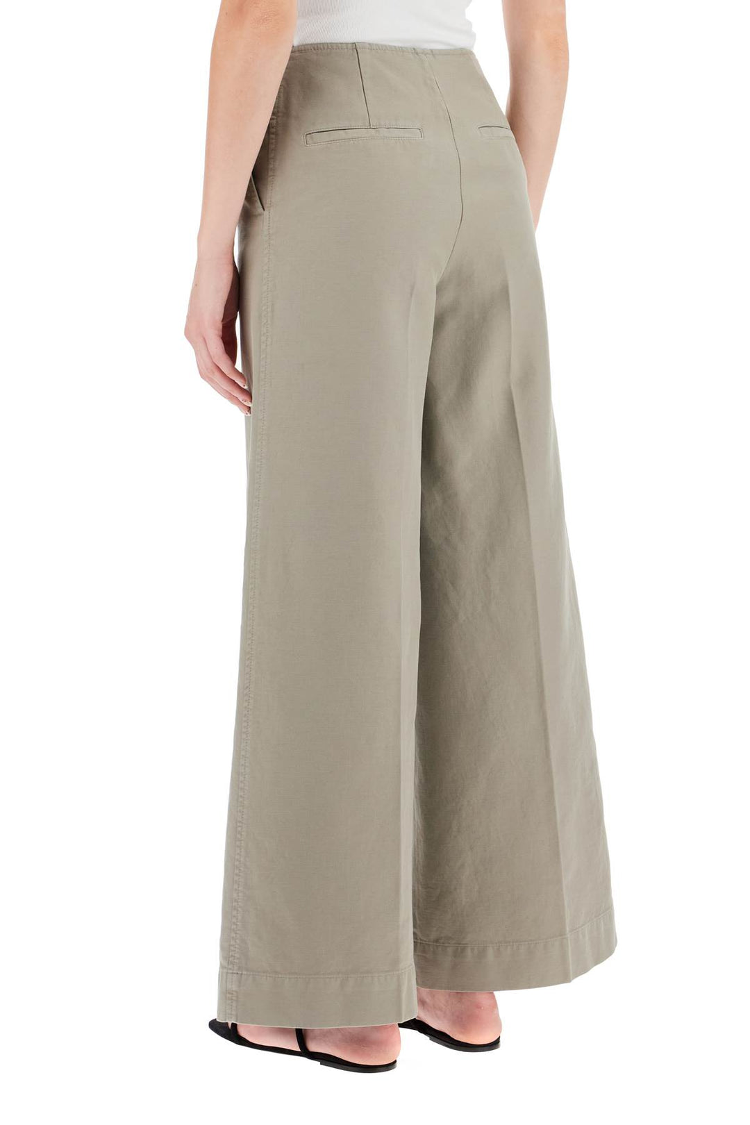 Toteme zip-front wide trousers