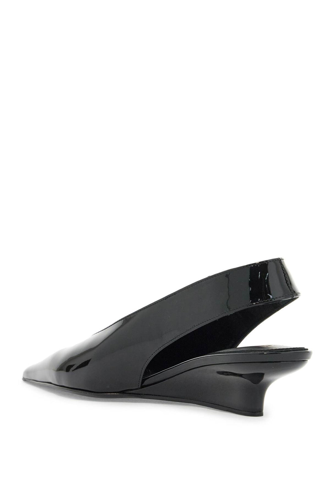 Toteme slingback patent leather wedge