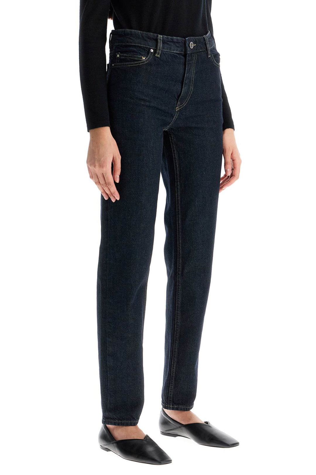 Toteme high-waisted slim cotton jeans