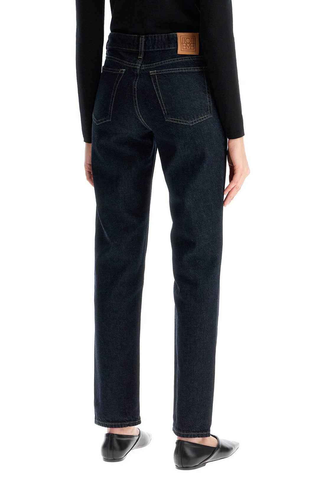 Toteme high-waisted slim cotton jeans