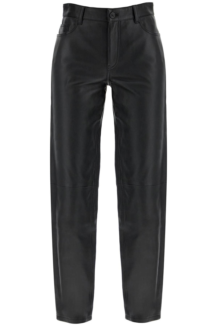 Toteme five-pocket leather pants